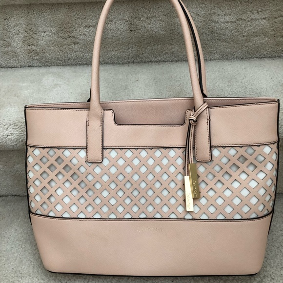 calvin klein light pink purse